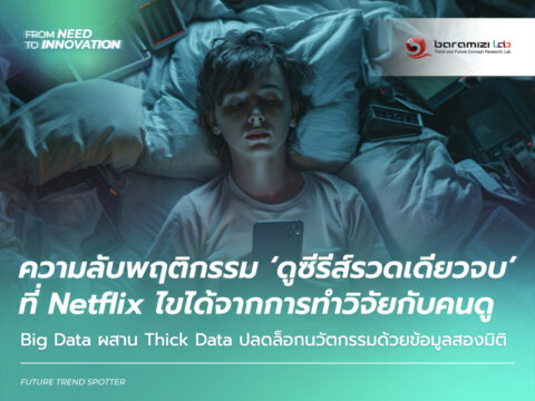 Netflix ผสาน Big Data กับ Thick Data เพื่อเข้าใจว่าทำไมผู้ชมจึงชื่นชอบการดูซีรีส์แบบมาราธอน และเปลี่ยนพฤติกรรมนี้ให้กลายเป็นกลยุทธ์ธุรกิจ