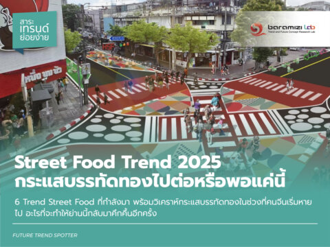 เทรนด์อาหาร Street Food 2025